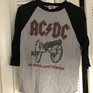 AC/DC Baseball Shirt